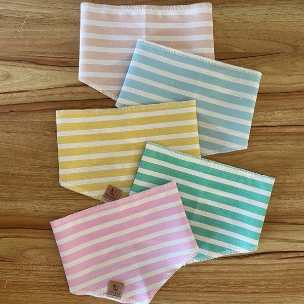 01 bandana pet mix listras candy 10 un p m e g gg