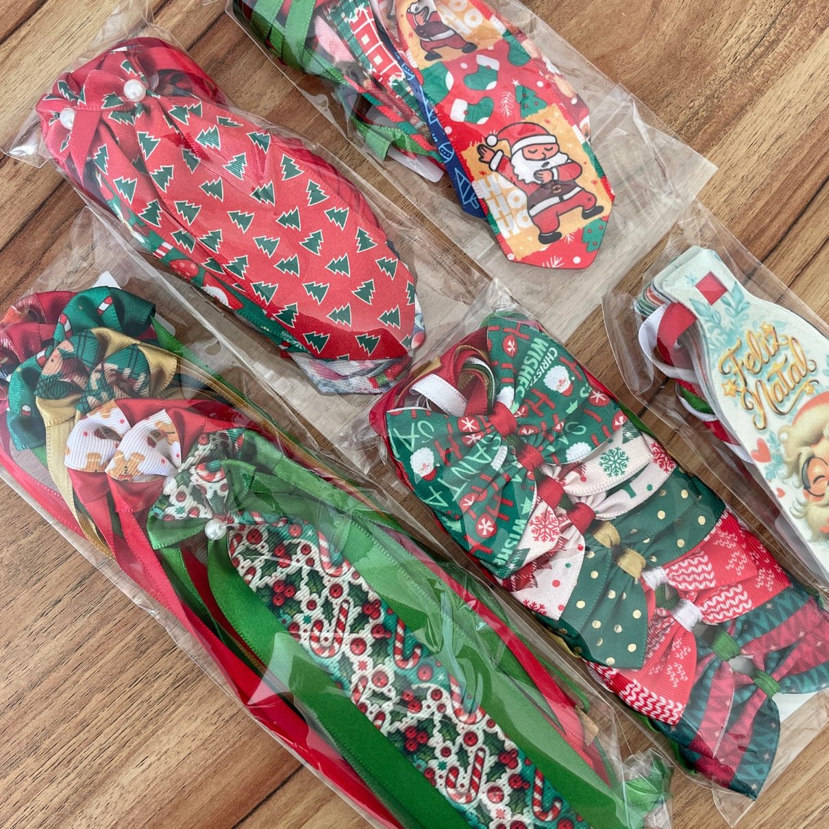 04 kit pet natal gravatas 1 50 un sortidas