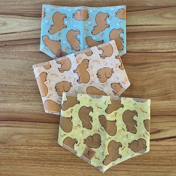 01 bandana pet premium mix capivara 10 un p m ou g m