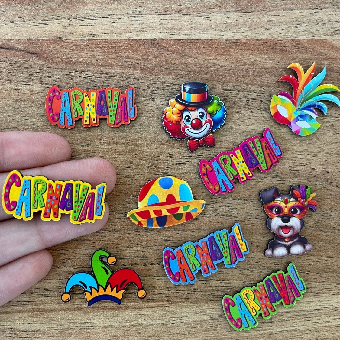 02 adesivo paper carnaval mix 10 un