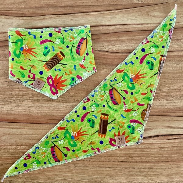 01 bandana pet carnaval mix 10 un m