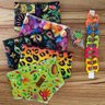 01 kit pet bandana laco e adesivo carnaval 30 un p m ou g g