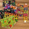 02 kit pet bandana laco e adesivo carnaval 30 un p m ou g g
