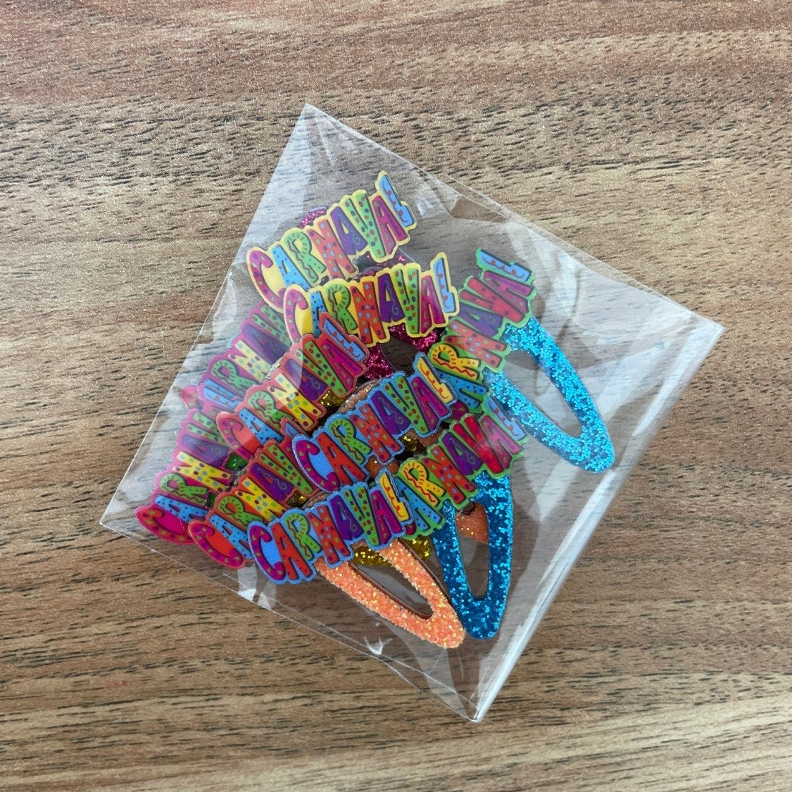 01 adesivo tic tac acrilico carnaval 10 un