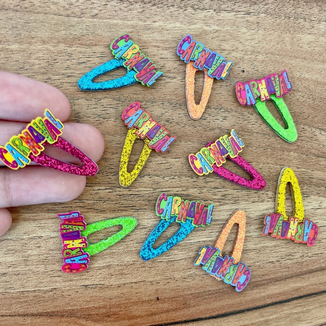 02 adesivo tic tac acrilico carnaval 10 un