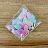 01 adesivo pet premium tic tac borboleta acolchoada gliter 10 un