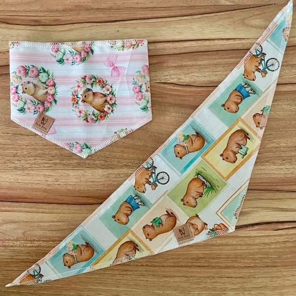 04 bandana pet capivara mix 2 10 un p m e g p