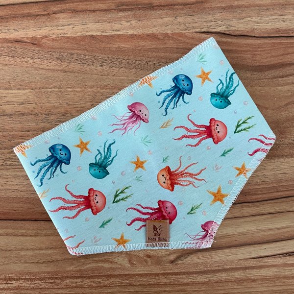 02 bandana pet azul claro agua viva 10 un p m ou g p