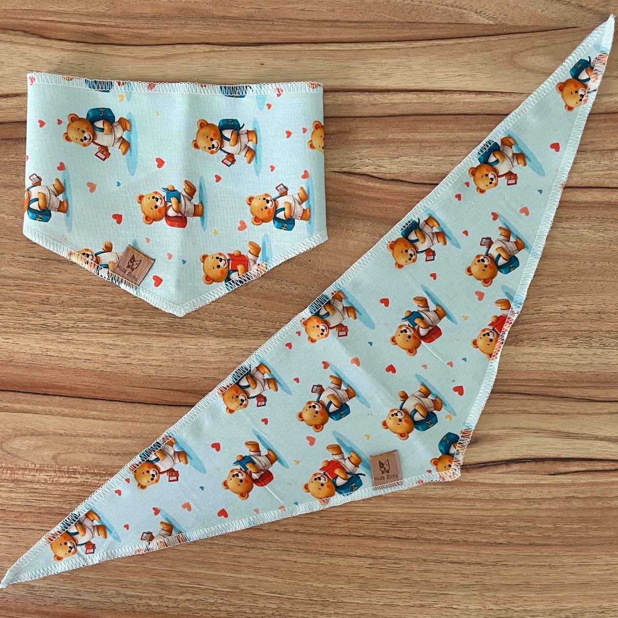 03 bandana pet panda 10 un p m ou g g