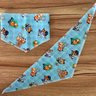 01 bandana pet azul esquilo 10 un p m ou g g