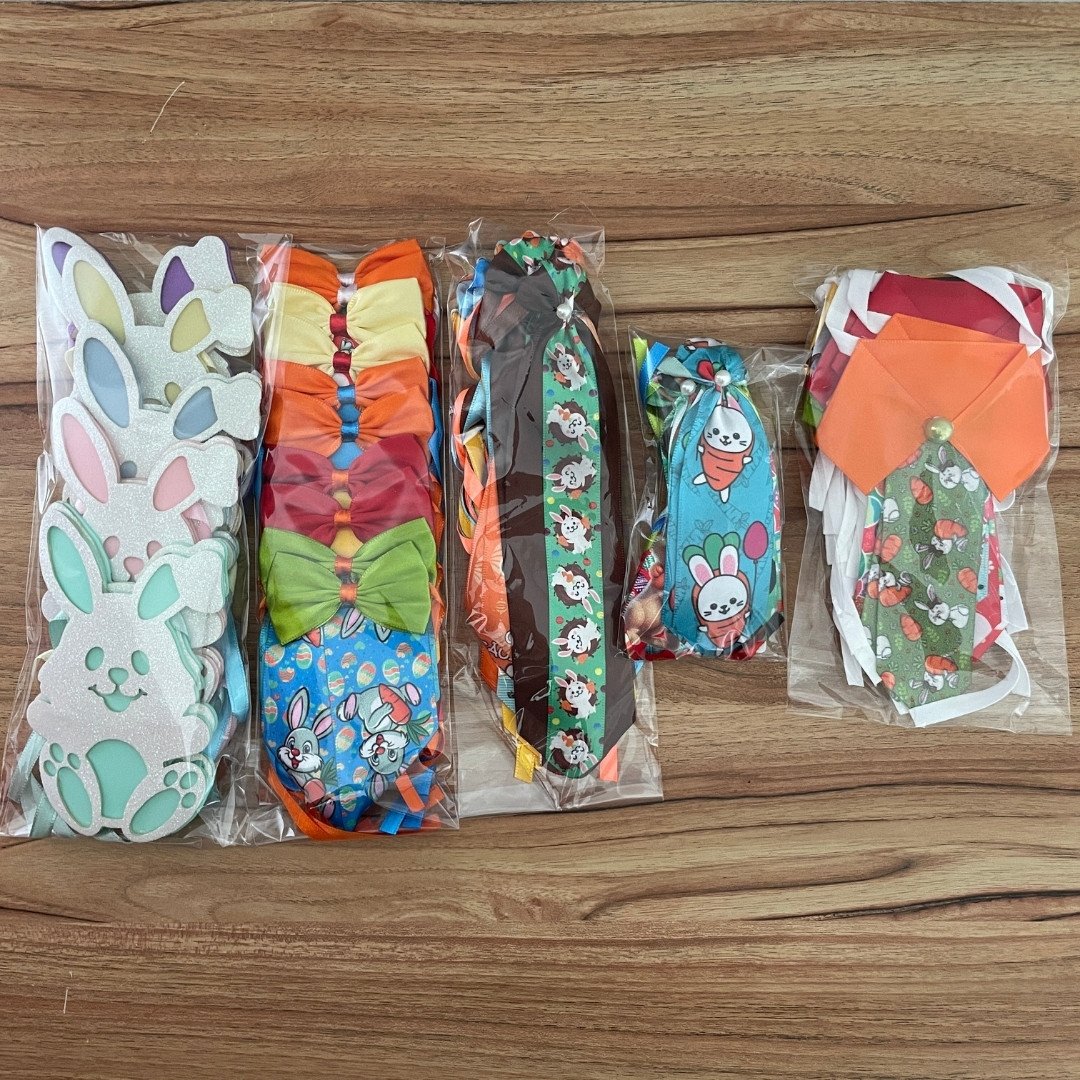 01 kit pet pascoa lacos mix 50 un sortidas