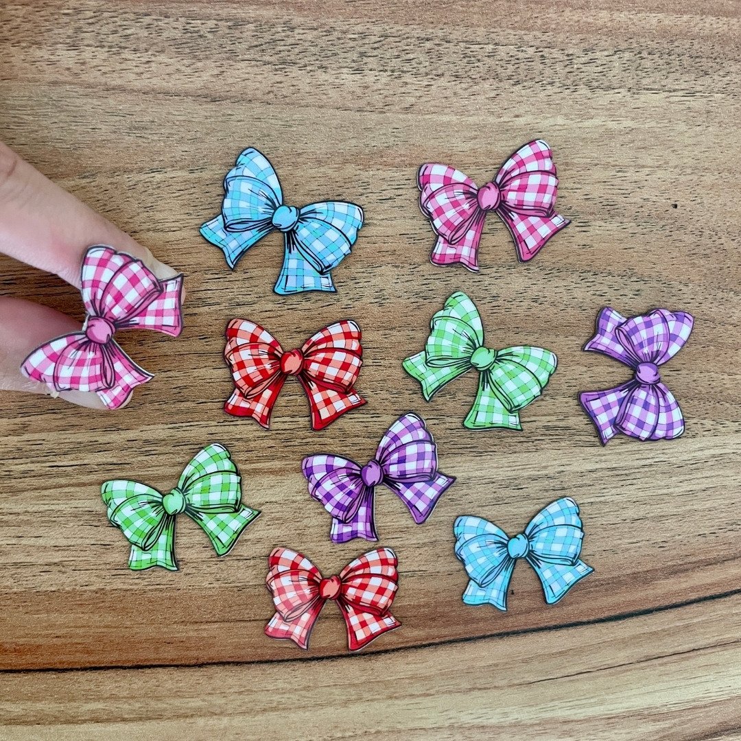 01 lacinho p acrilico laco xadrez 10 un