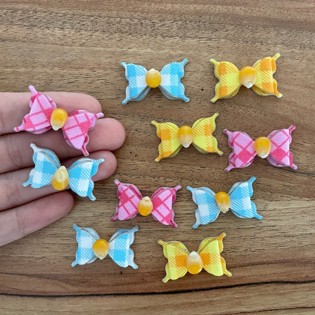 09 adesivo pet premium lacinho duplo xadrez milho 10 un