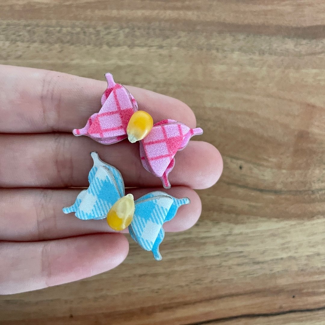 10 adesivo pet premium lacinho duplo xadrez milho 10 un