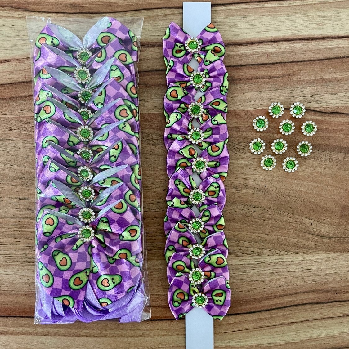 03 conjuntinho laco e gargantilha sorvete lilas 30 un