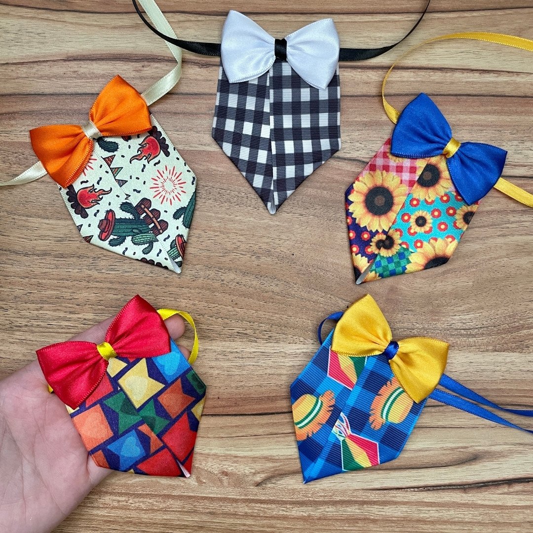 03 gravata luxo m festa junina mix 10 un sortidas