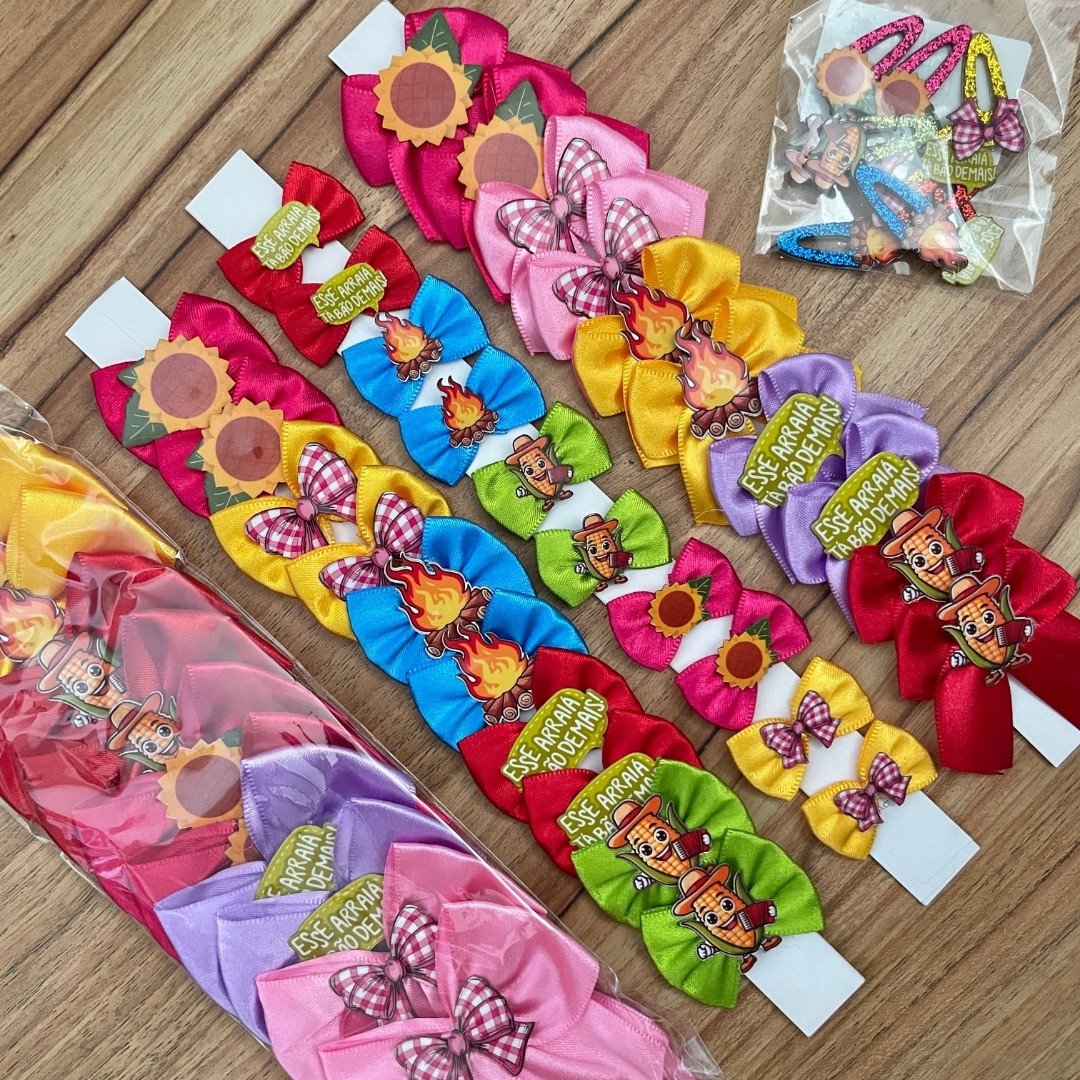 01 kit pet festa junina acrilico 50 un sortidas