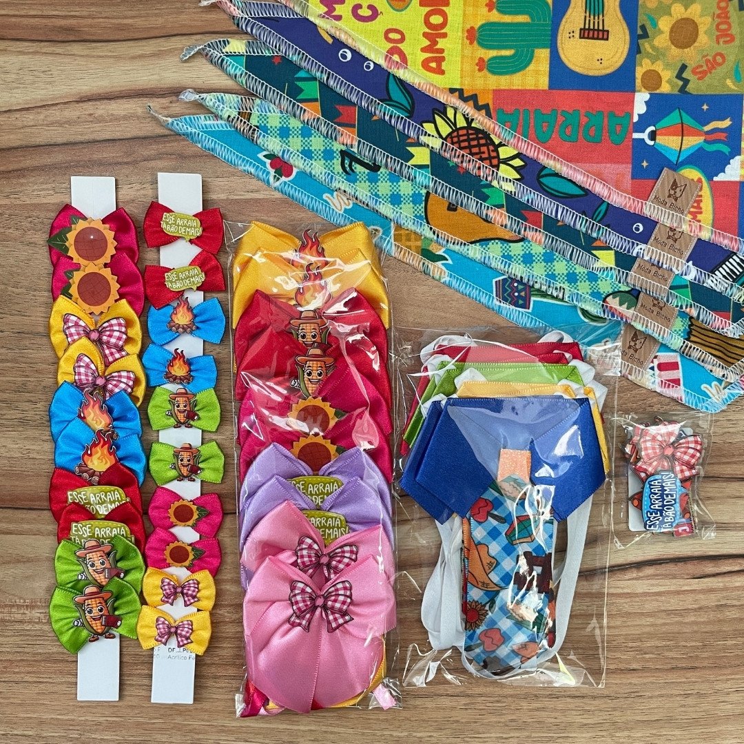 01 kit pet bandana e acessorios mix 2 60 un p m ou g p