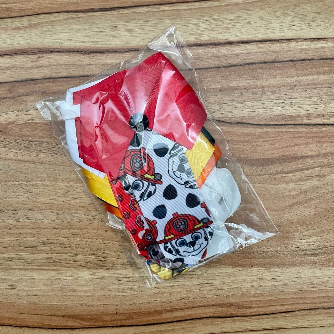 04 lacinho p acrilico patrulha 10 un