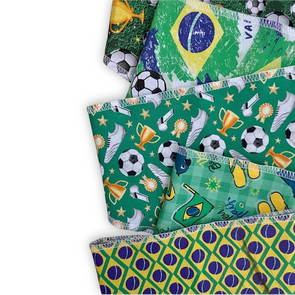 05 bandana pet brasil copa mix 10 un p m ou g g