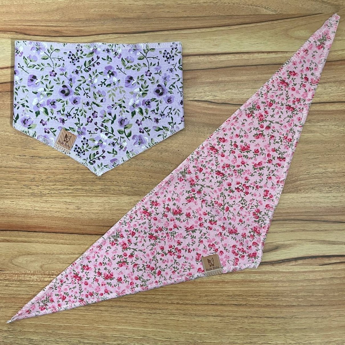 02 bandana pet floral mix 10 un p m e g m