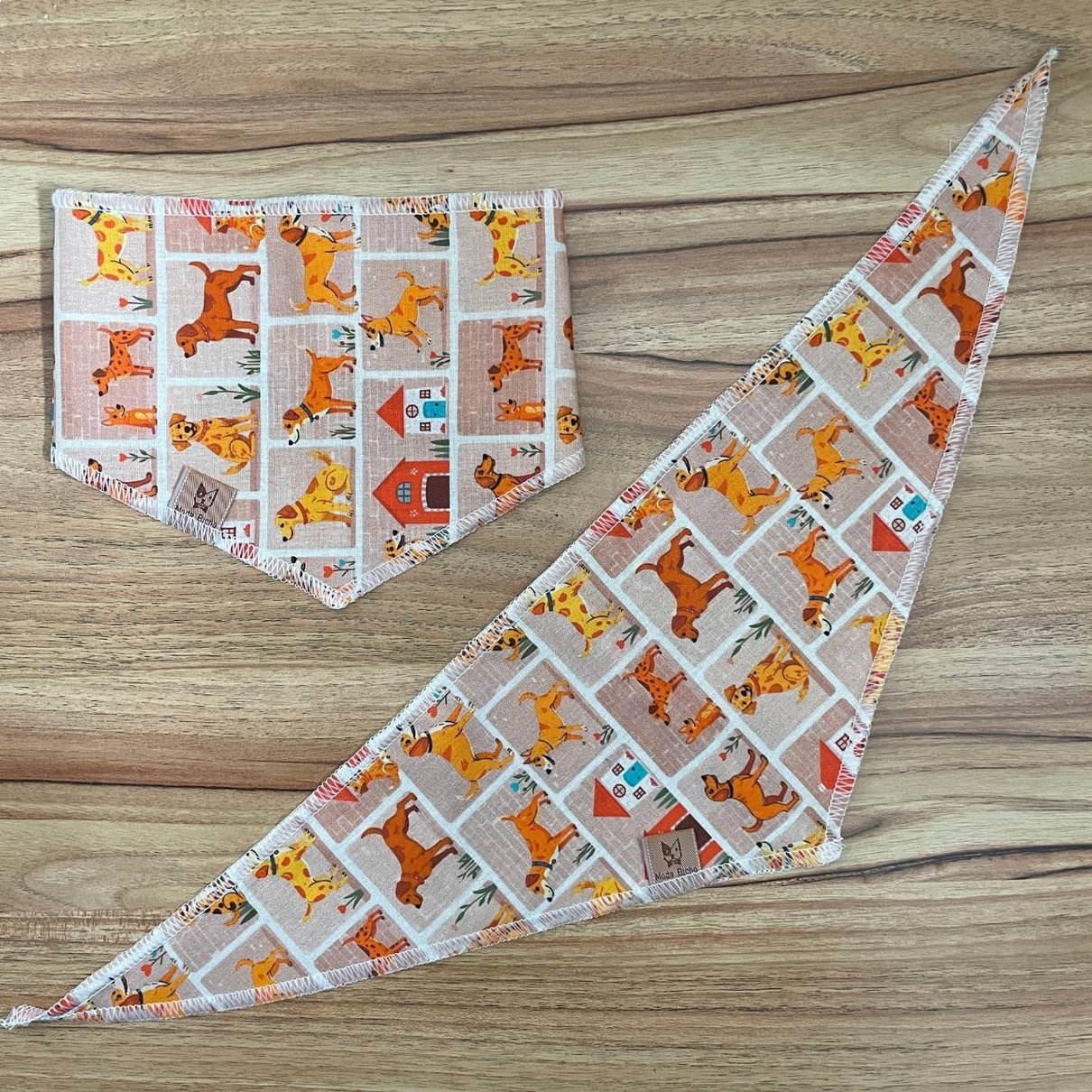 04 kit pet bandana e adesivo chope preta 20 un p m ou g