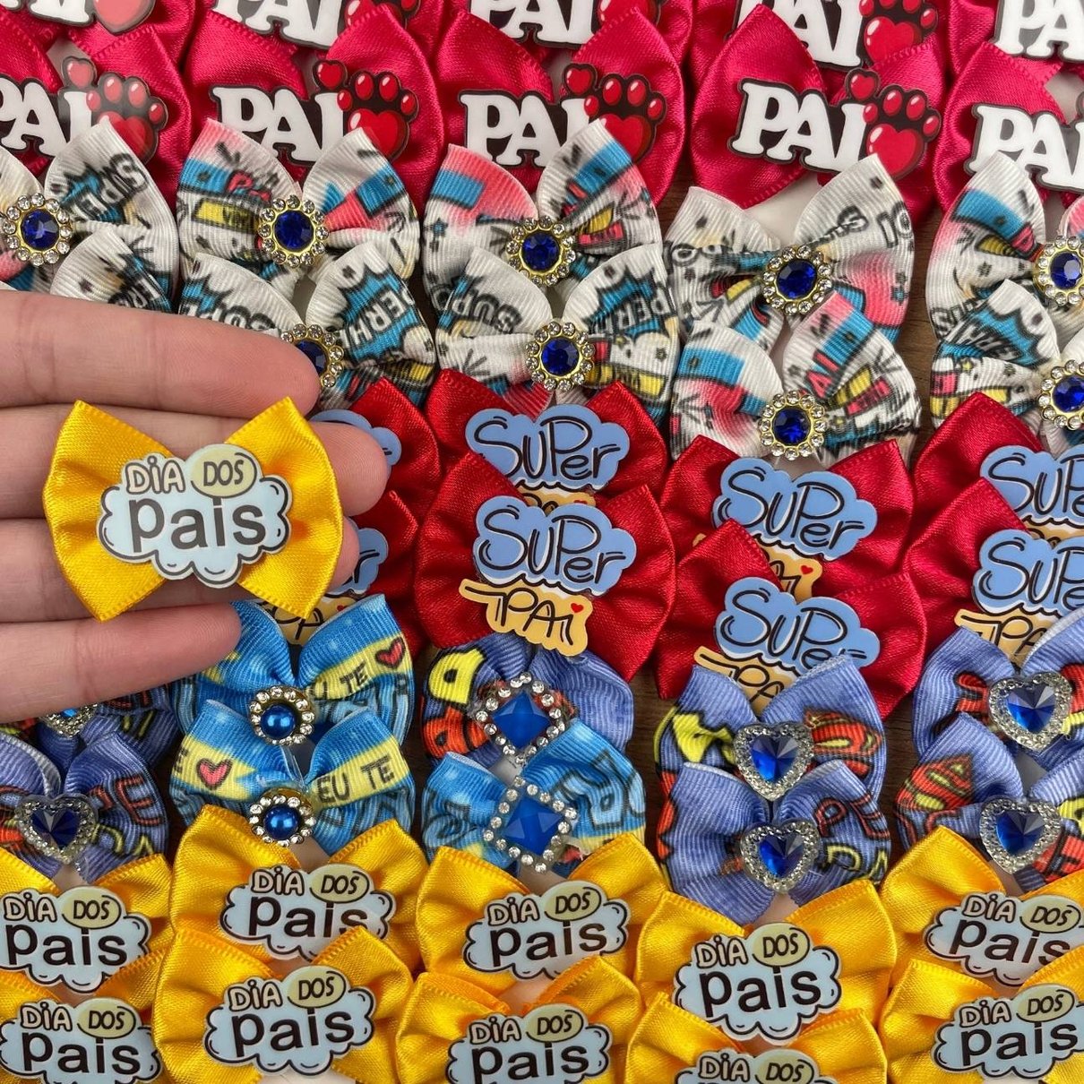 06 laco m dia dos pais acrilico mix 10 un