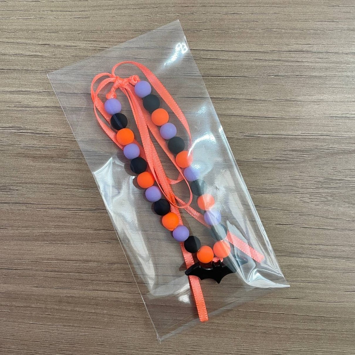 12 colar de perolas p m halloween morcego 1 un