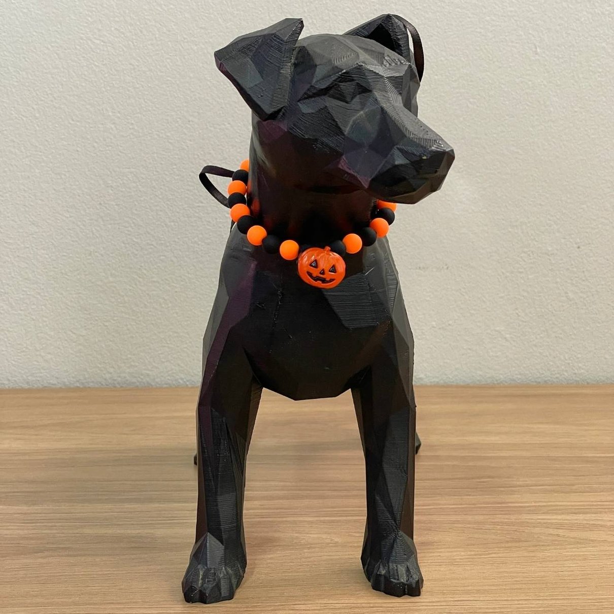 01 colar de perolas p m halloween abobora 1 un
