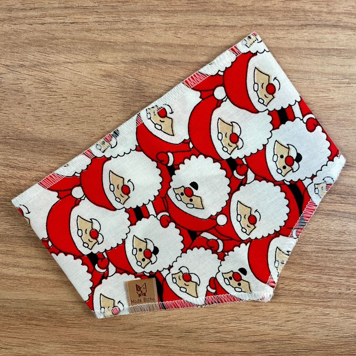 02 bandana pet natal papai noel 10 un p m ou g