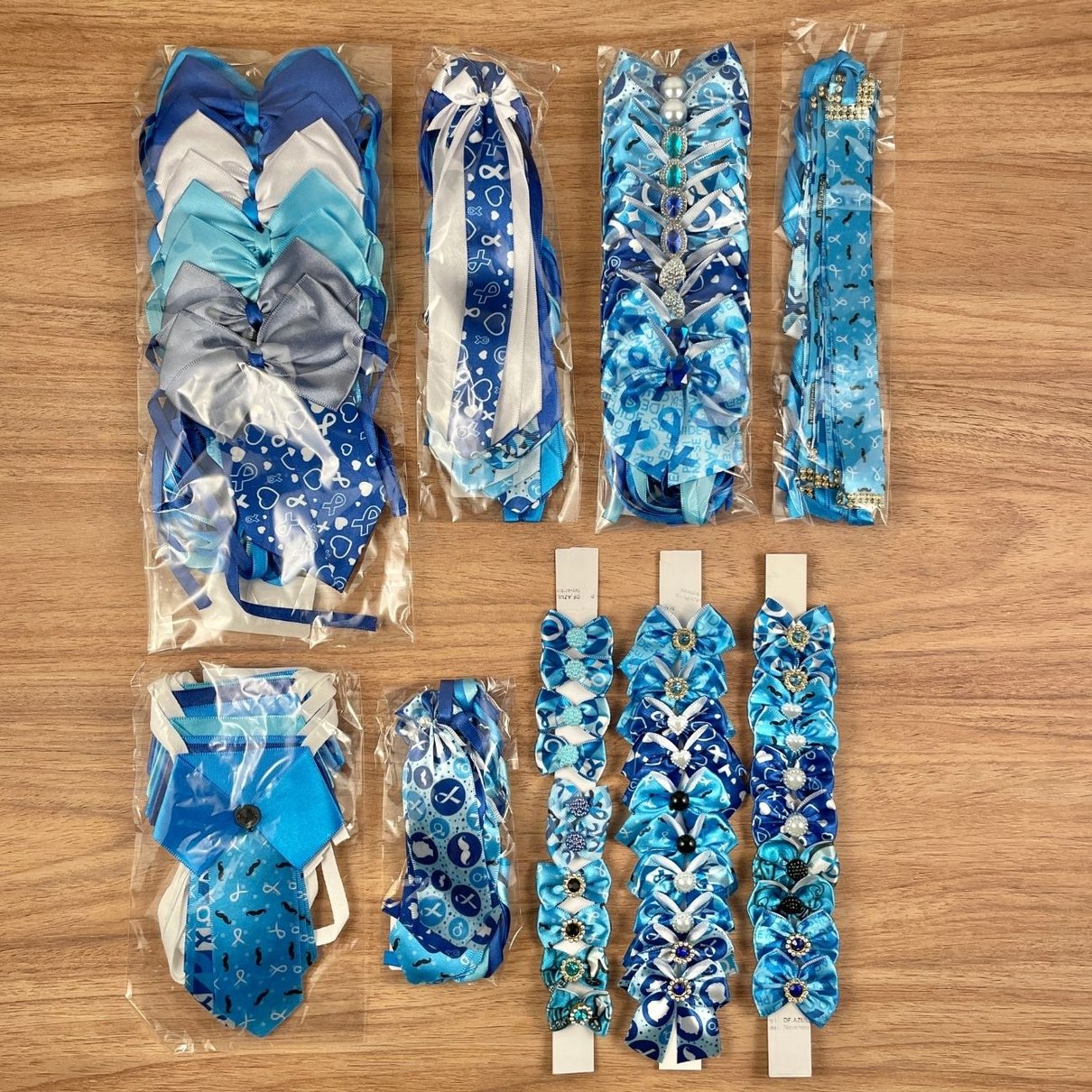 04 kit pet mix novembro azul 100 un sortidas