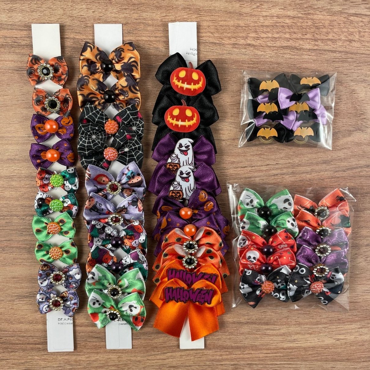 01 kit pet lacos halloween 50 un sortidas